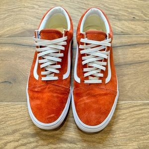 Men’s Vans - Red suede